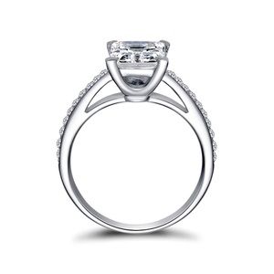1.6 Ct Princess Cut Diamond Engagement Ring